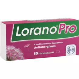 LORANOPRO 5 mg õhukese polümeerikattega tabletid, 50 tk