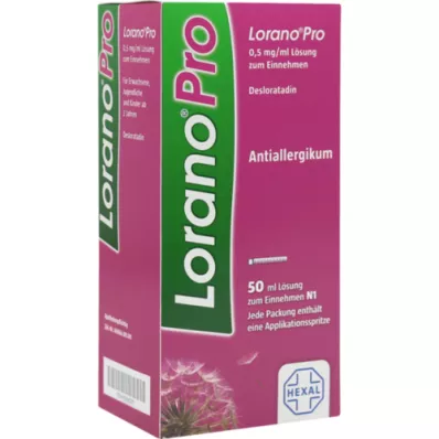 LORANOPRO 0,5 mg/ml suukaudne lahus, 50 ml