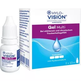 HYLO-VISION Gel multi silmatilgad, 2X10 ml