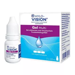 HYLO-VISION Gel multi silmatilgad, 2X10 ml
