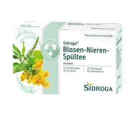SIDROGA põie neerude loputustee filtrikott, 20X2.0 g