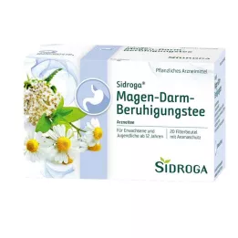 SIDROGA Gastrointestinaalne rahustav tee filtrikott, 20X2.0 g