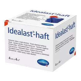 IDEALAST-kleepuv värviline side 4 cmx4 m sinine, 1 tk