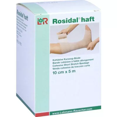 ROSIDAL kleepuv kompressiooniside 10 cm x 5 m, 1 tk