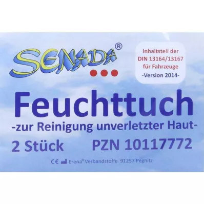 Senada niisked salvrätikud, 2 tk