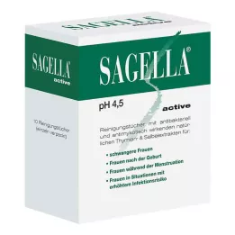 SAGELLA aktiivsed puhastuslapid, 10 tk