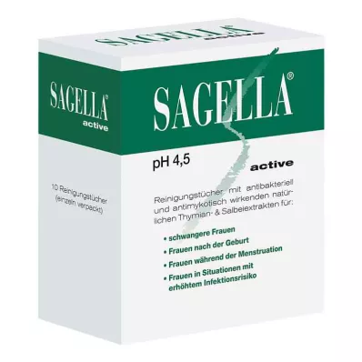 SAGELLA aktiivsed puhastuslapid, 10 tk