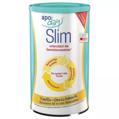Apoday Vanilla Slim pulberpurk, 450 g Apoday Vanilla Slim pulberpurk, 450 g