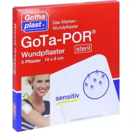 GOTA-POR haavaplaaster steriilne 60x100 mm, 5 tk