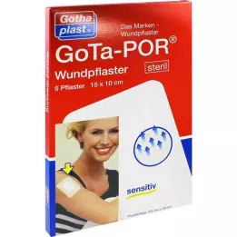 GOTA-POR haavaplaaster steriilne 100x150 mm, 5 tk