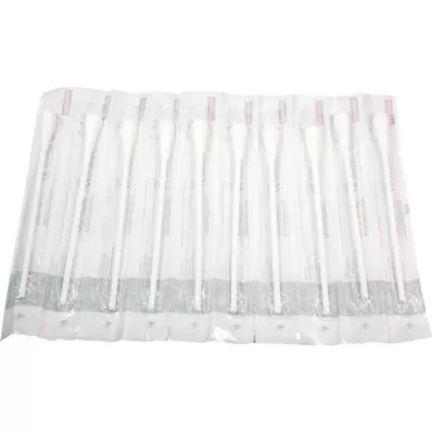 WATTESTÄBCHEN Plastikust suur pea 15 cm steriilne, 10X1 tk