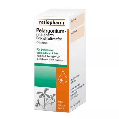 Pelargonium ratiopharm bronhide tilgad, 50 ml