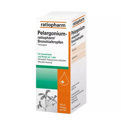 Pelargonium ratiopharm bronhide tilgad, 100 ml