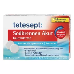 TETESEPT Ägedad kõrvetised närimistabletid, 20 tk