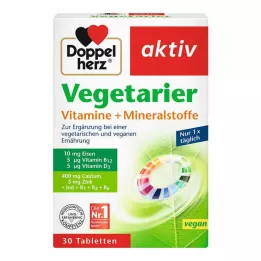 DOPPELHERZ Taimsed vitamiinid+mineraalained Active, 30 tk