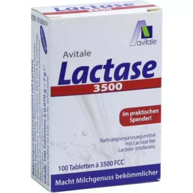 LACTASE 3500 FCC Tabletid klikkdosaatoris, 100 tk