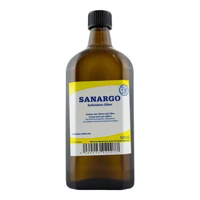 Sanargo kolloidhõbedast pudelid, 500 ml