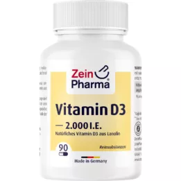 VITAMIN D3 2000 I.U. kapslid, 90 tk