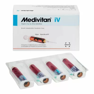 MEDIVITAN iV süstelahus kahekambrilises süstlis, 8 tk