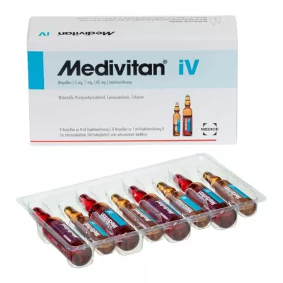 MEDIVITAN iV lahus süstimiseks amp. paarides, 8 tk MEDIVITAN iV lahus süstimiseks amp. paarides, 8 tk