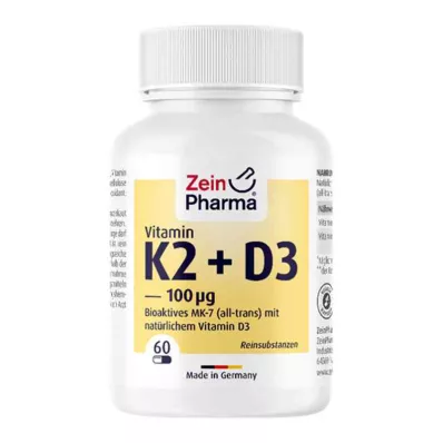 VITAMIN K2 MENAQ7 kapslid, 60 kapslit VITAMIN K2 MENAQ7 kapslid, 60 kapslit