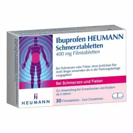 IBUPROFEN Heumann valuvaigistavad tabletid 400 mg, 30 tk
