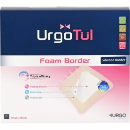 URGOTÜL Foam Border 10x10 cm side, 10 tk