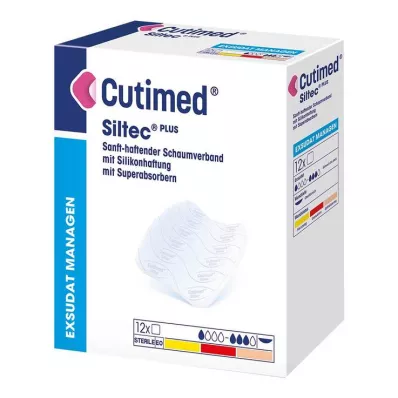 Cutimed Siltec Plus vahtplaaster 5x6 cm liim, 12 tk Cutimed Siltec Plus vahtplaaster 5x6 cm liim, 12 tk
