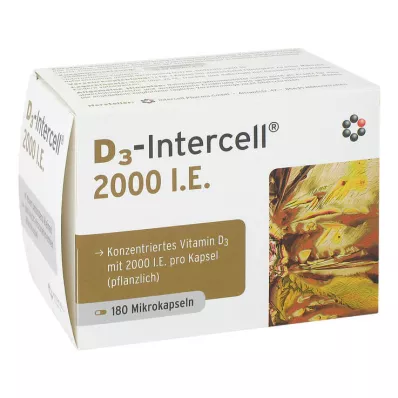 D3-Intercell 2000 IU kapslid, 180 tk