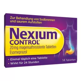 NEXIUM Kontroll 20 mg enteroidiga kaetud tabletid, 14 tk