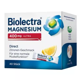 BIOLECTRA Magneesium 400 mg ultra Direct Lemon, 40 tk
