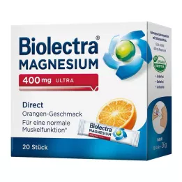 BIOLECTRA Magneesium 400 mg ultra Direct Orange, 20 tk