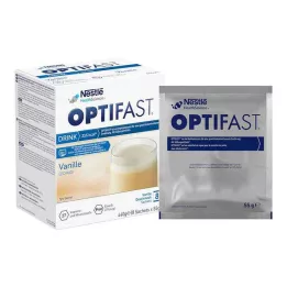 OPTIFAST kodujoogi vaniljapulber, 8X55 g