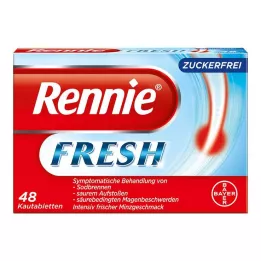 RENNIE FRESH närimistabletid, 48 tk
