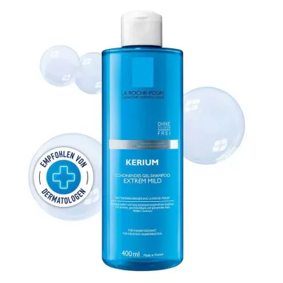 La Roche-Posay Kerium Extremely Mild šampoonigeel, 400 ml