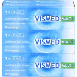 VISMED MULTI silmatilgad, 3X10 ml