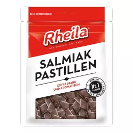 RHEILA Salmiakipastillid, mis sisaldavad suhkrut, 90 g