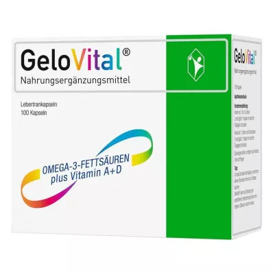 GELOVITAL Turskmaksaõli kapslid, 100 tk