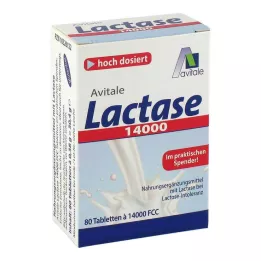 LACTASE 14,000 FCC Tabletid dosaatoris, 80 tk