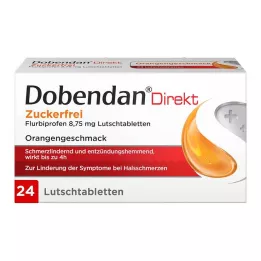 DOBENDAN Otsene suhkruvaba Flurbiprofeen 8,75mg Lut, 24 tk
