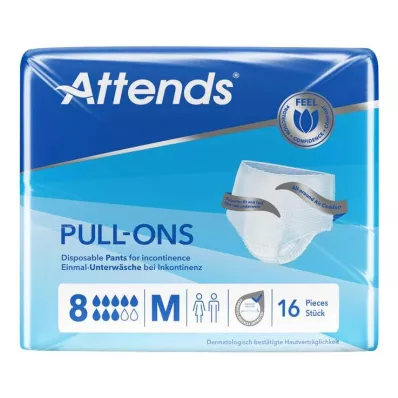 Attends Pull-Ons 8 keskmine, 16 tk