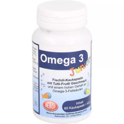 OMEGA-3 Junior Berco närimiskapslit, 60 tk