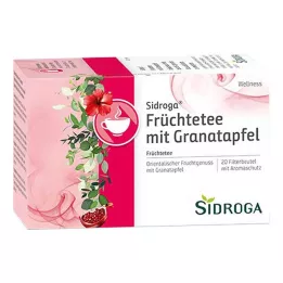 SIDROGA Wellness puuviljatee granaatõunaga, 20X2,0 g, filtripakendis