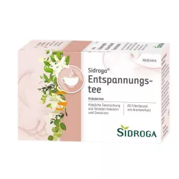 SIDROGA Wellness Relaxation tee filtrikott, 20X1.75 g