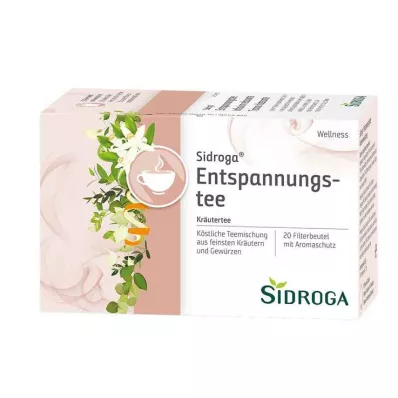 SIDROGA Wellness Relaxation tee filtrikott, 20X1.75 g
