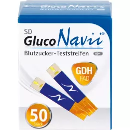 SD GlucoNavii GDH Veresuhkru testribad, 1X50 tk