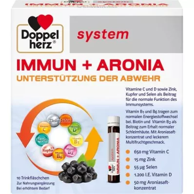DOPPELHERZ Immun+Aronia süsteemi ampullid, 10 tk