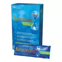 FERROTONE raud õunakontsentraadi ja C-vitamiiniga tablett, 14 x 25 ml