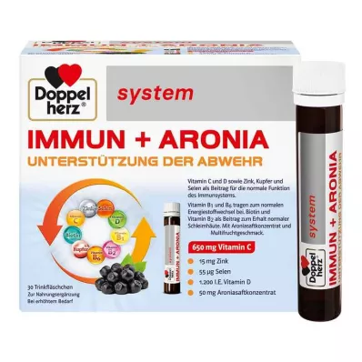 Doppelherz system Immune+Aronia ampullid, 30 tk Doppelherz system Immune+Aronia ampullid, 30 tk