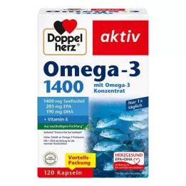 DOPPELHERZ Omega-3 1400 kapslit, 120 tk